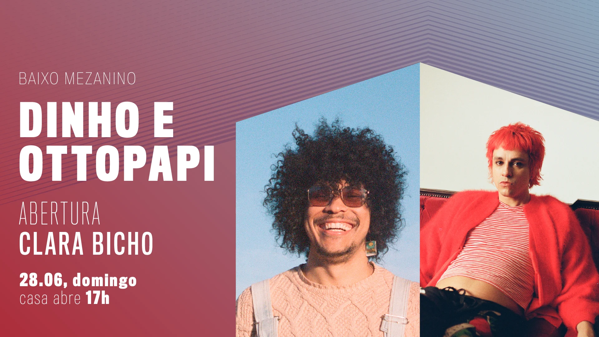 Dinho (Boogarins) + Ottopappi + Clara Bicho Cover