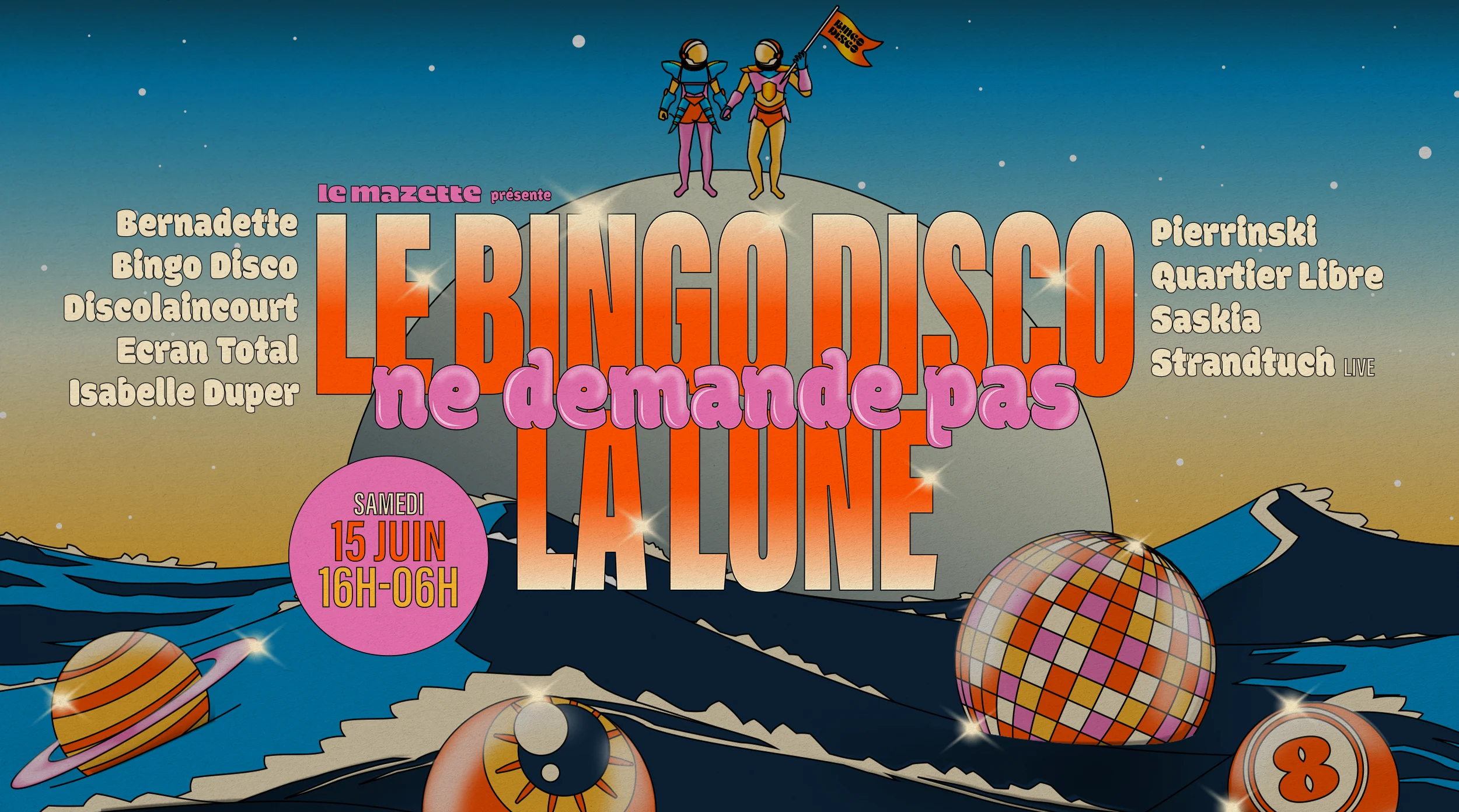 Le Bingo Disco Ne Demande Pas La Lune ! Cover