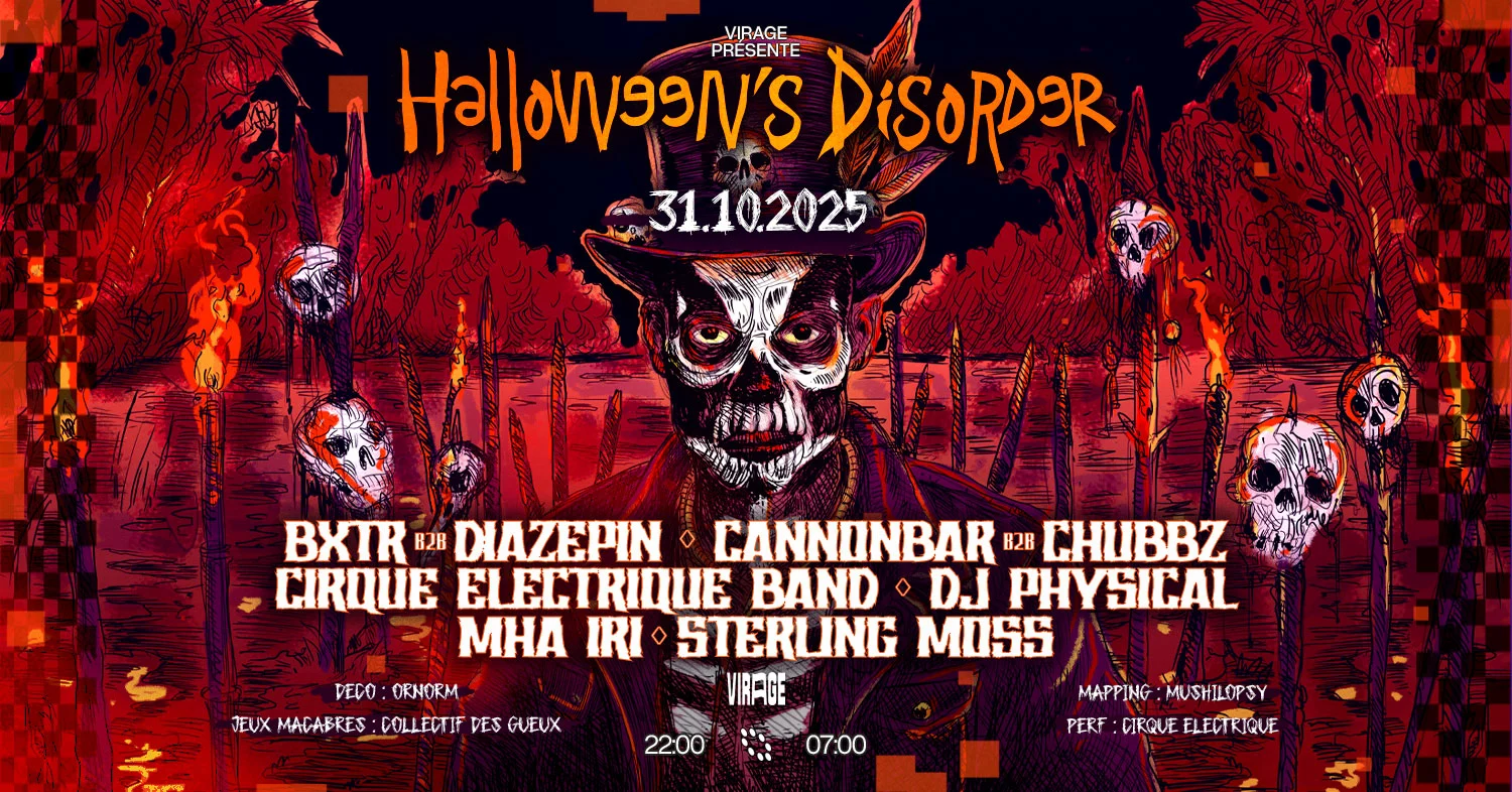 Halloween's Disorder: Mha Iri, Dj Physical, Sterling Moss... Cover