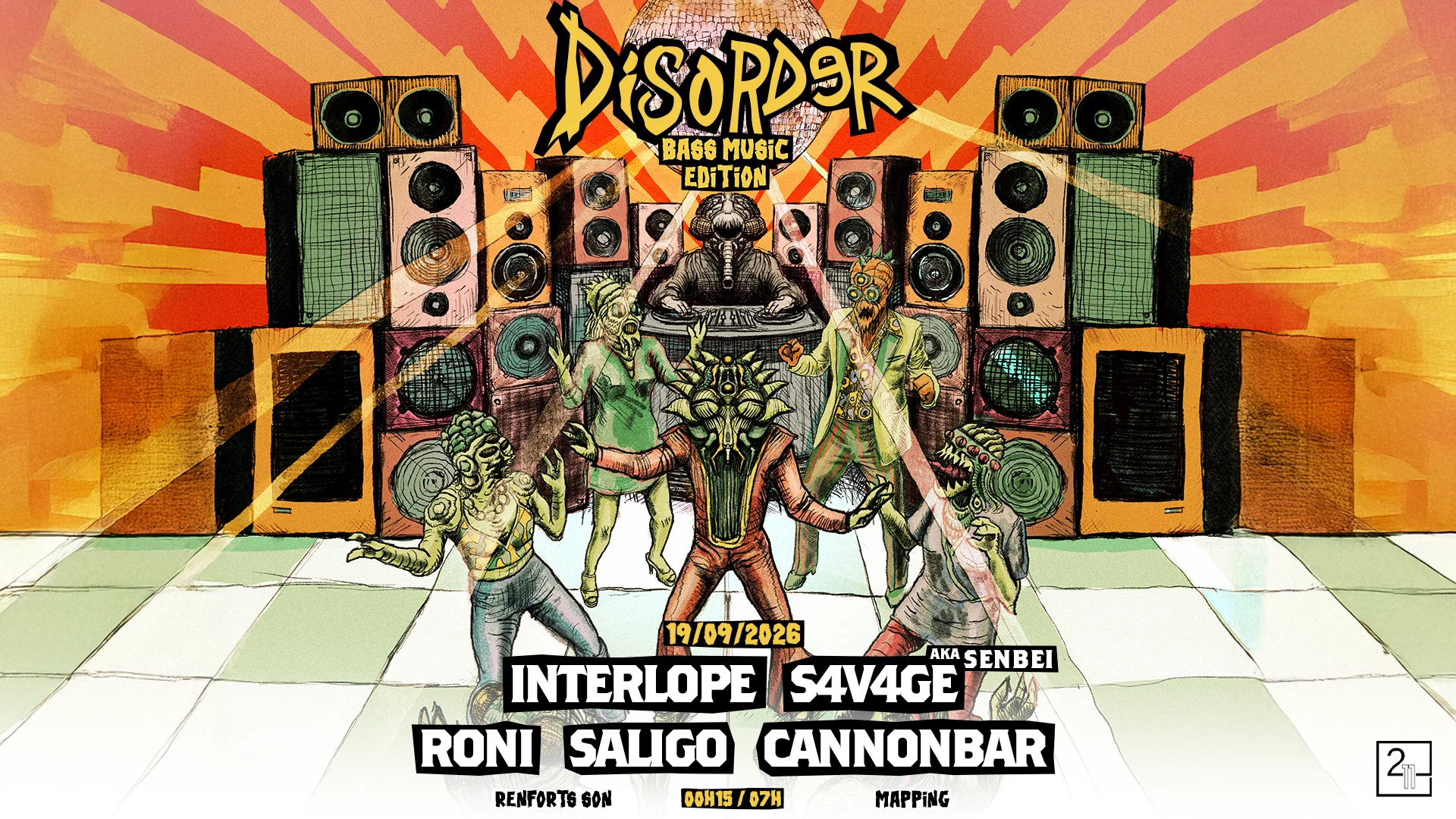 Disorder Bass Edition: Interlope, Roni, S4v4ge, Saligo &More Cover