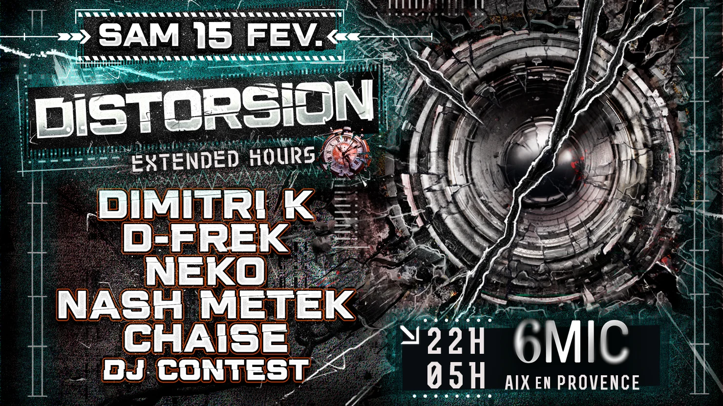 Distorsion W/ Dimitri K, Neko, D-Frek, & More Cover