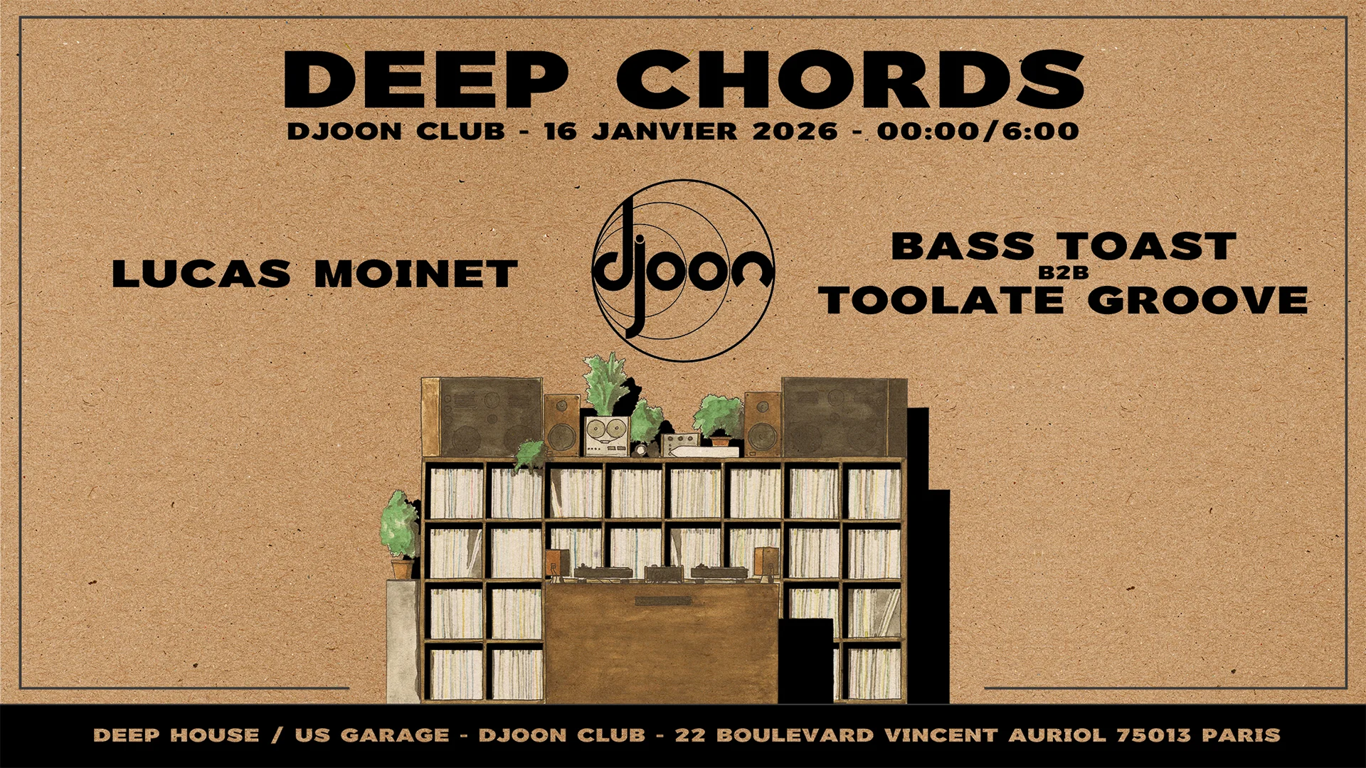 Deep Chords: Lucas Moinet Invite Bass Toast & Toolate Groove Cover