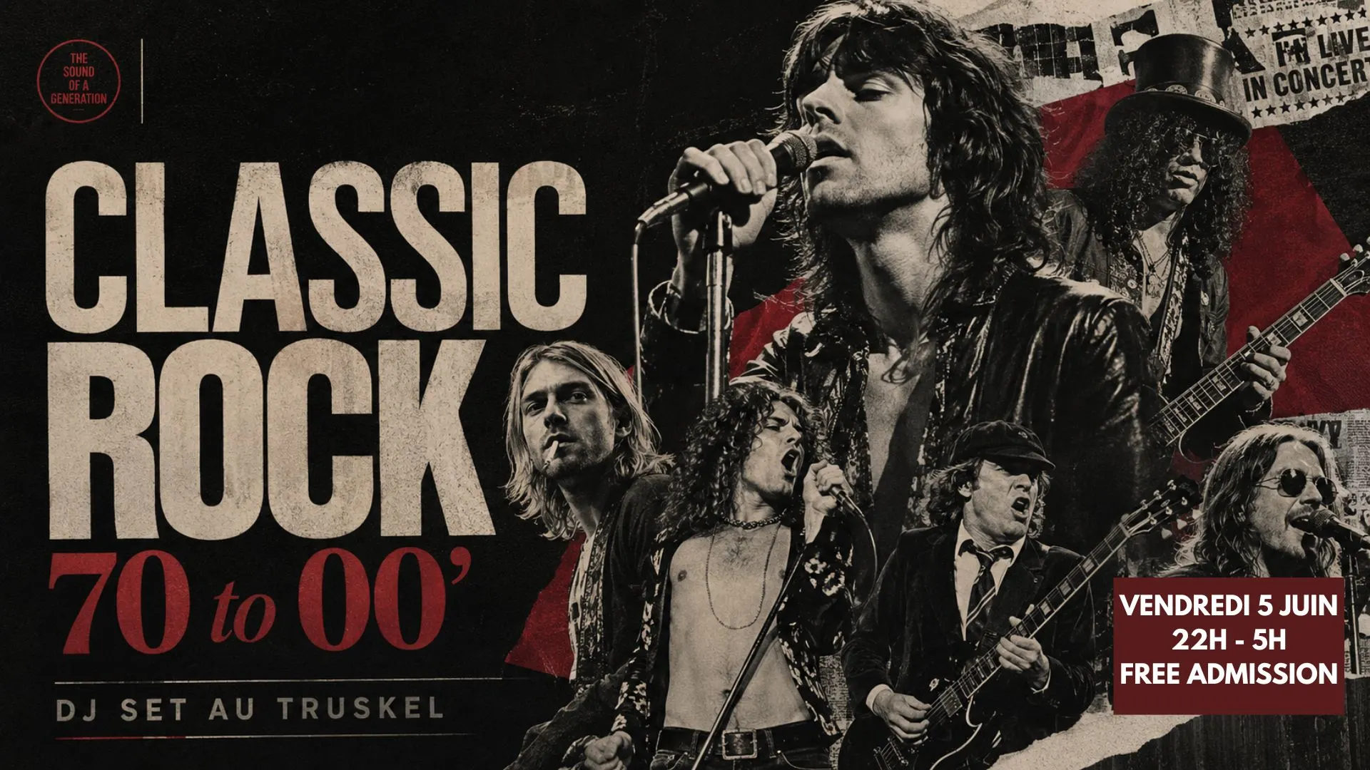 Dj Set - Classic Rock 70' To 00' - Truskel Cover