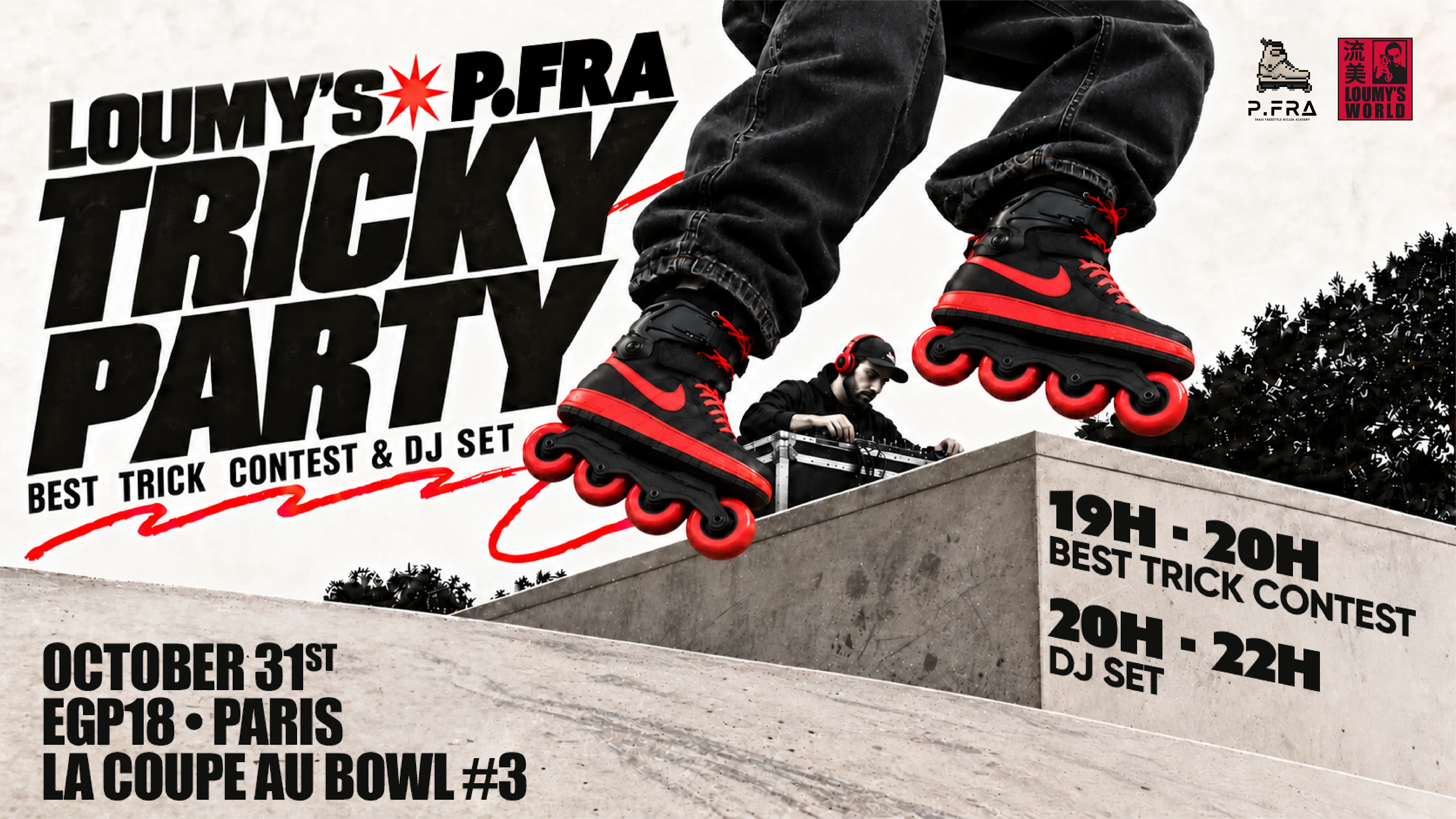 Loumy's World X P.Fra Tricky Party | Best Tricks & Dj Set Cover