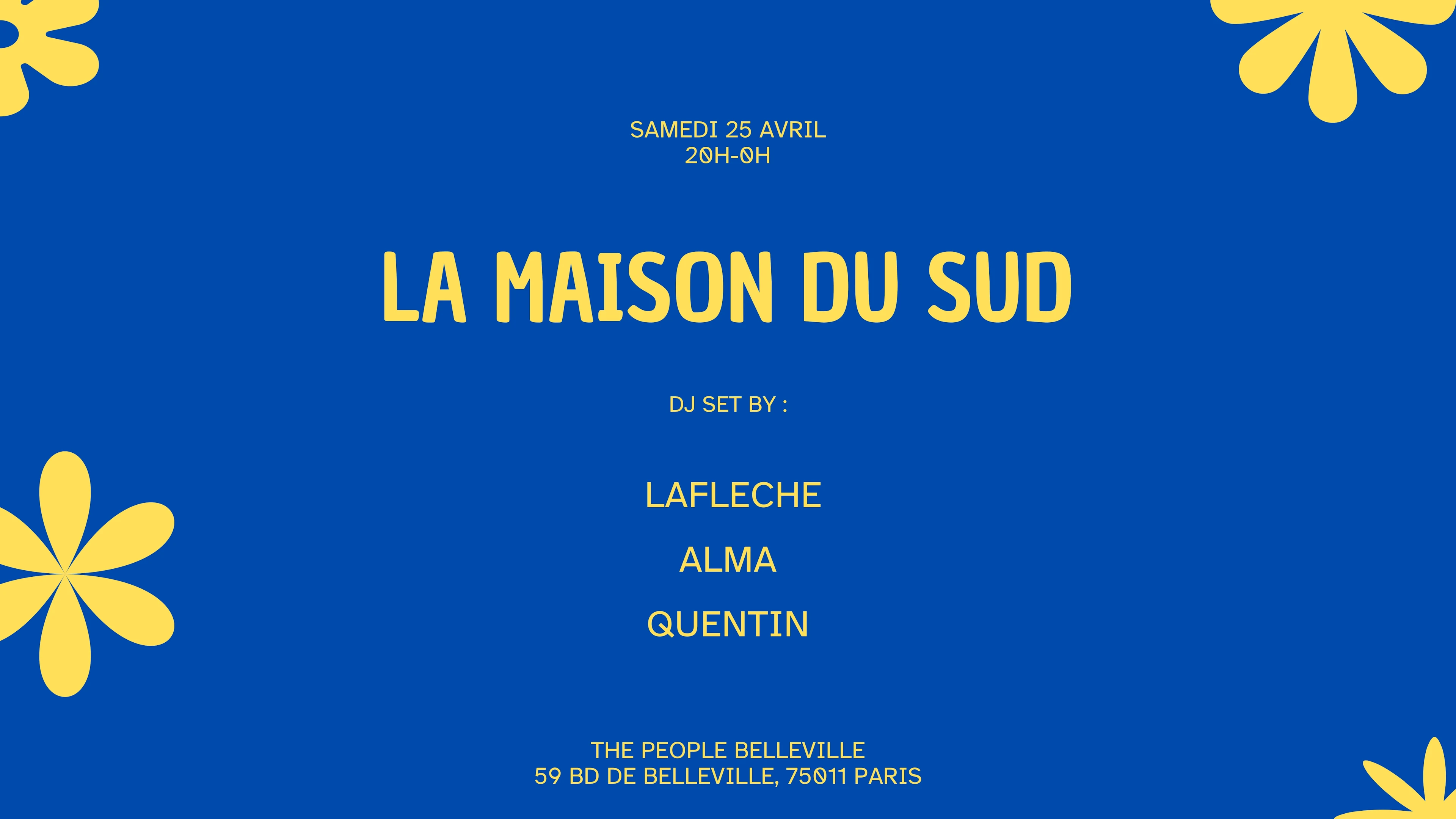 La Maison Du Sud Avec Quentin, Alma, La Fleche Cover