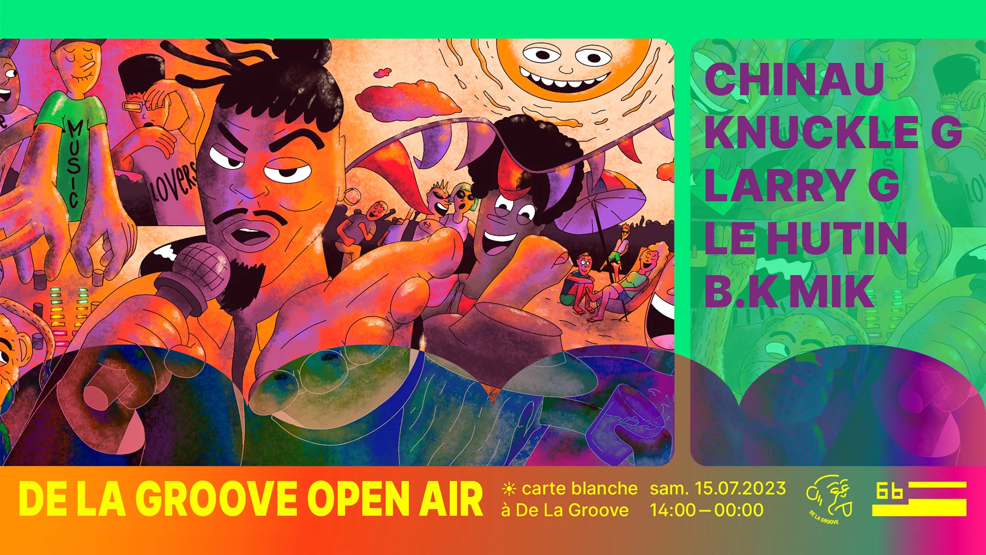 De La Groove Open Air | 6b Cover