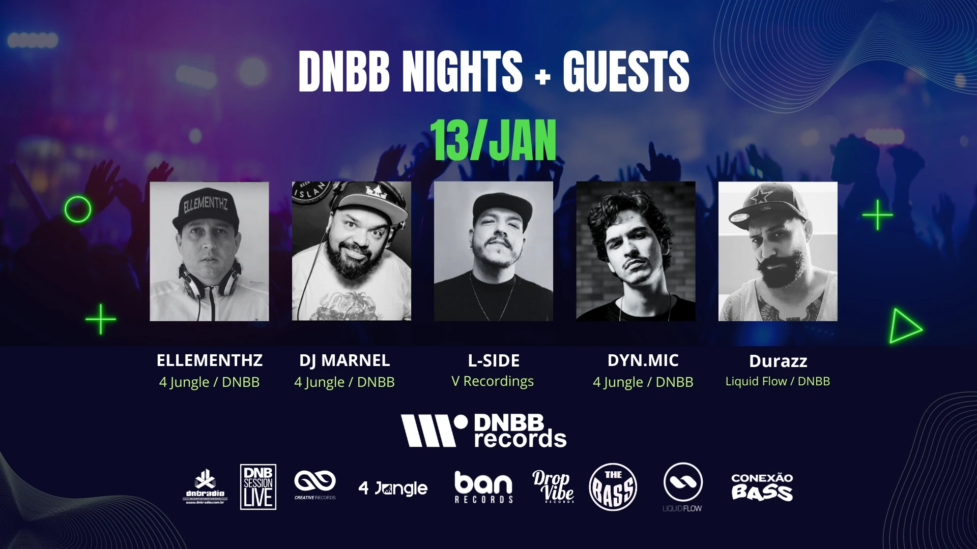 Dnbb Nights #Jan/24 - Drum And Bass Cover