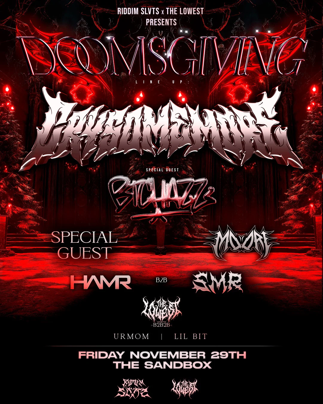 The Lowest And Riddim Slvts Present: Doomsgiving Cover