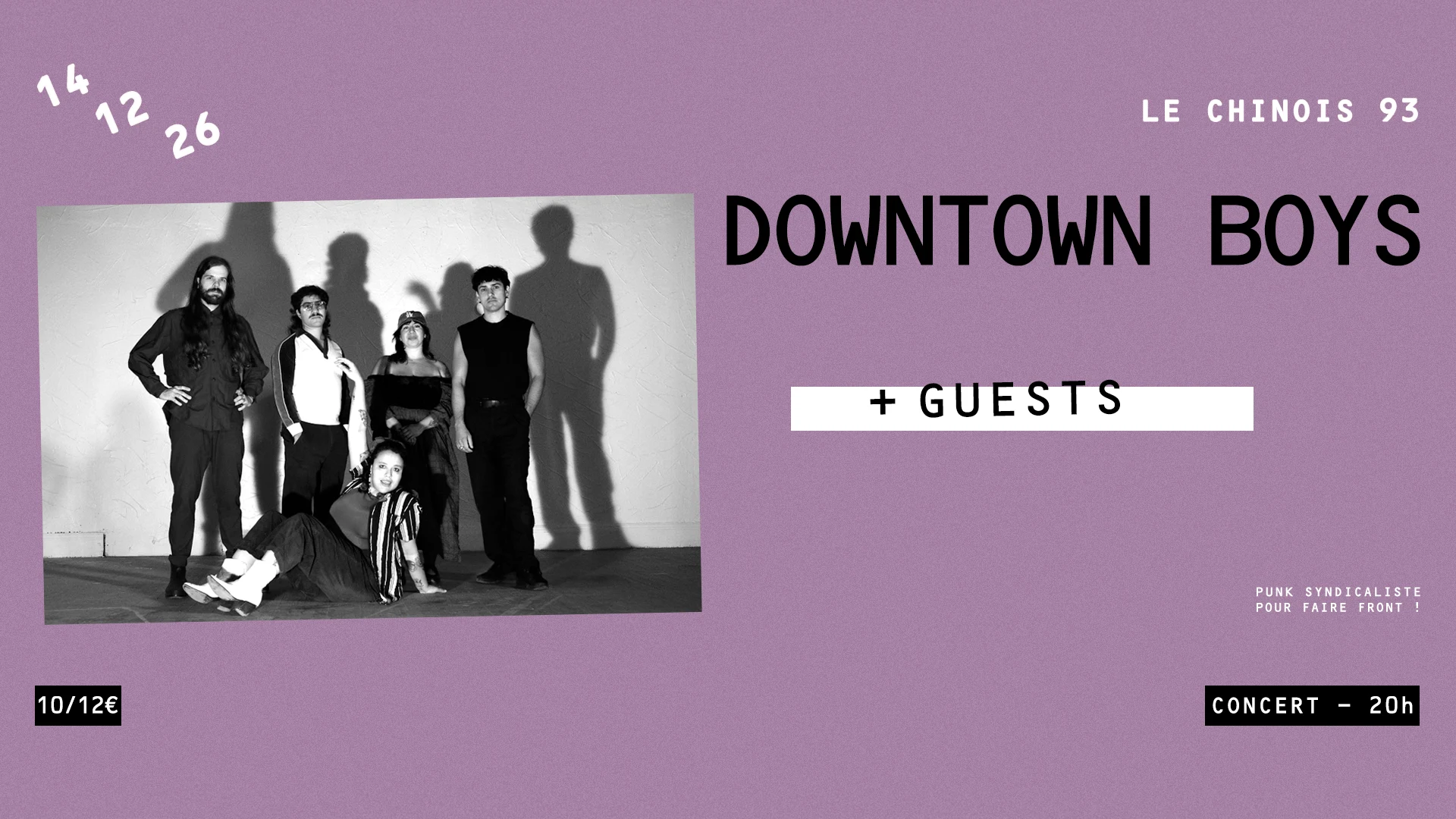 Downtown Boys (Us) + Guests Cover