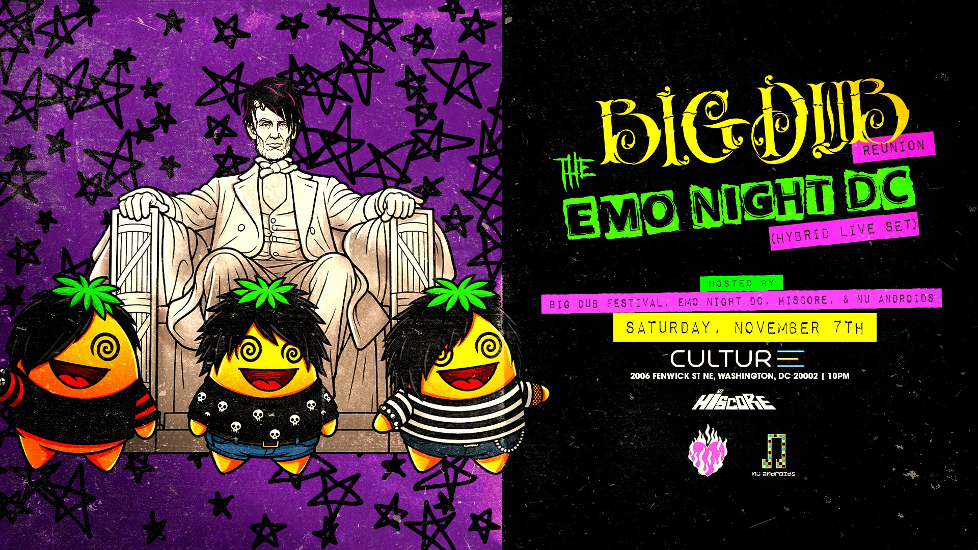 The Big Dub Reunion: Emo Night DC Cover