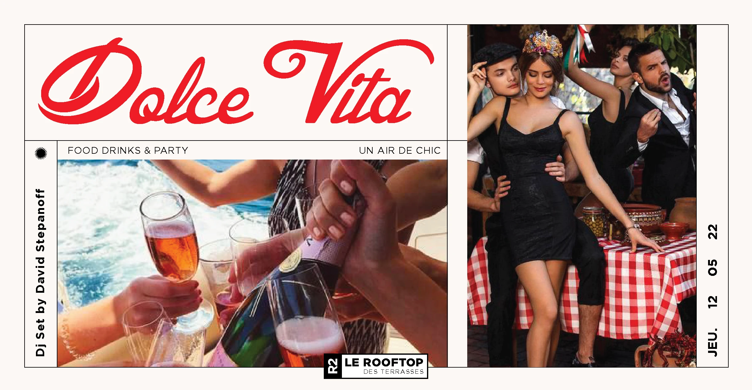 Opening Rooftop Saison 2022 - Dolce Vita  Cover