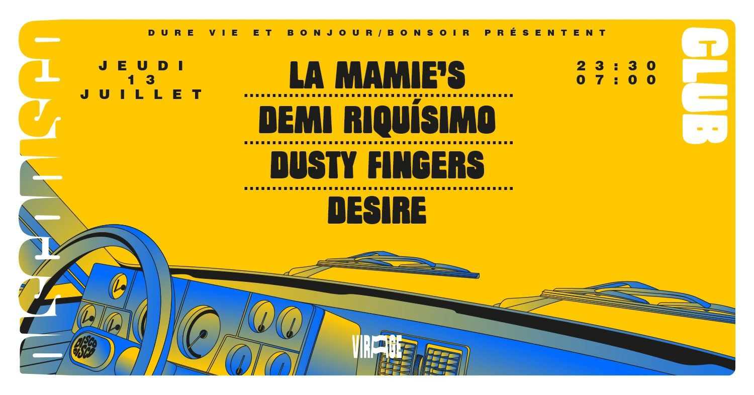 Disco Disco | La Mamie's, Demi Riquísimo, Desire And More Cover
