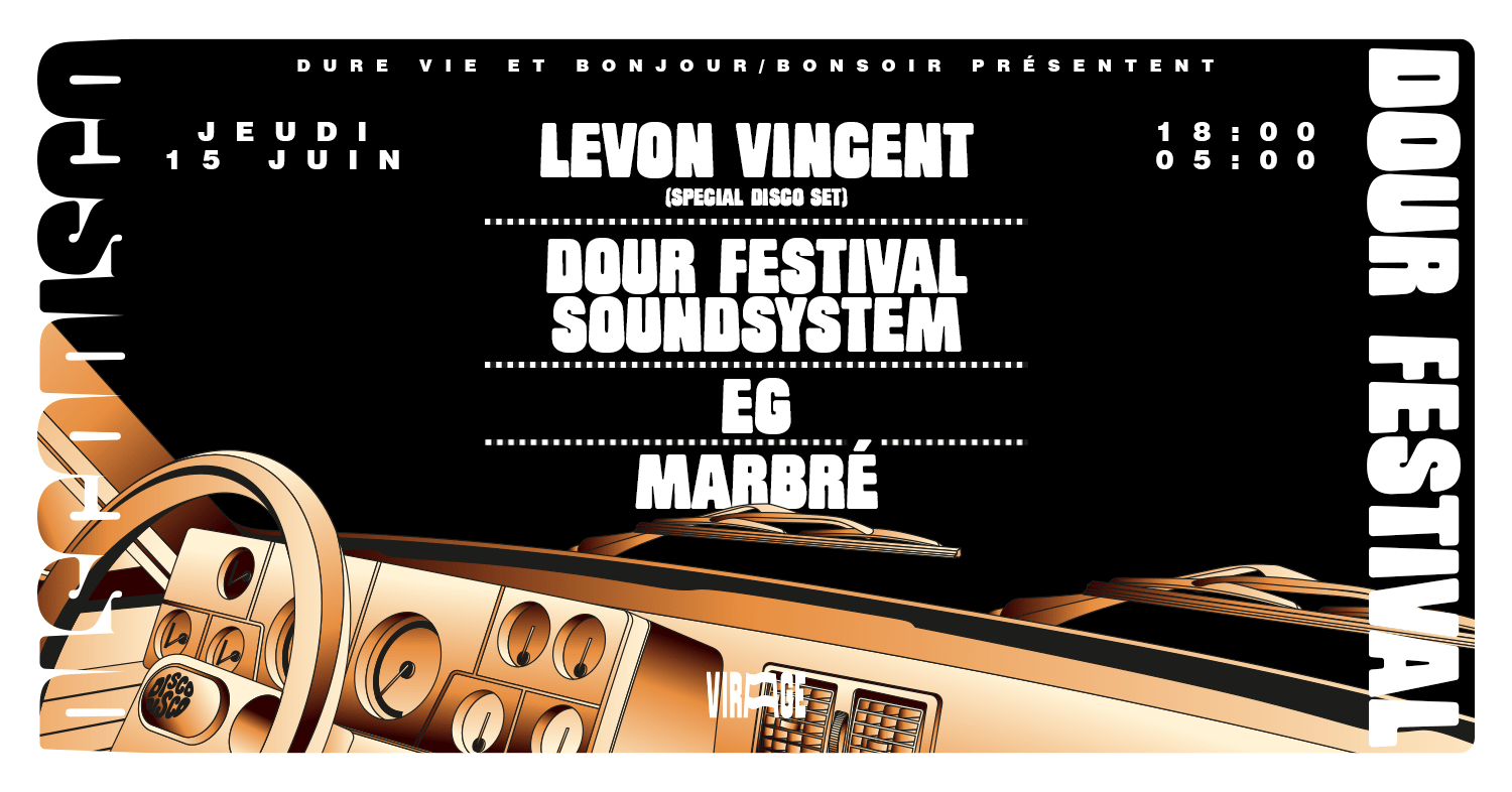 Disco Disco X Dour Festival Off Cover
