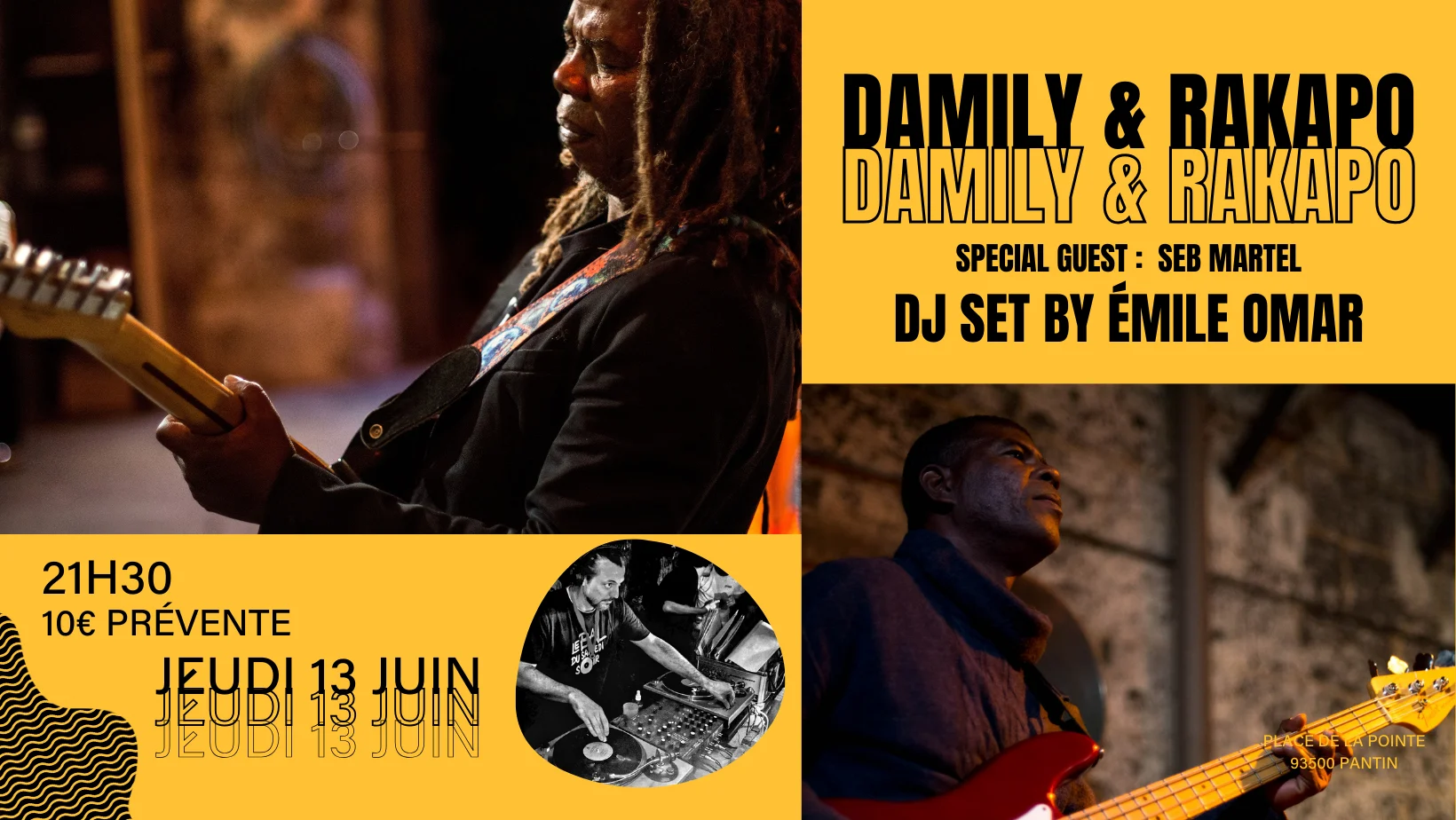 Damily & Rakapo + Dj Set By Emile Omar Cover