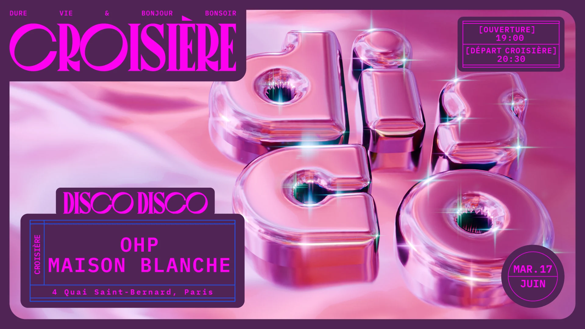 Disco Disco Croisière : Ohp + Maison Blanche Cover