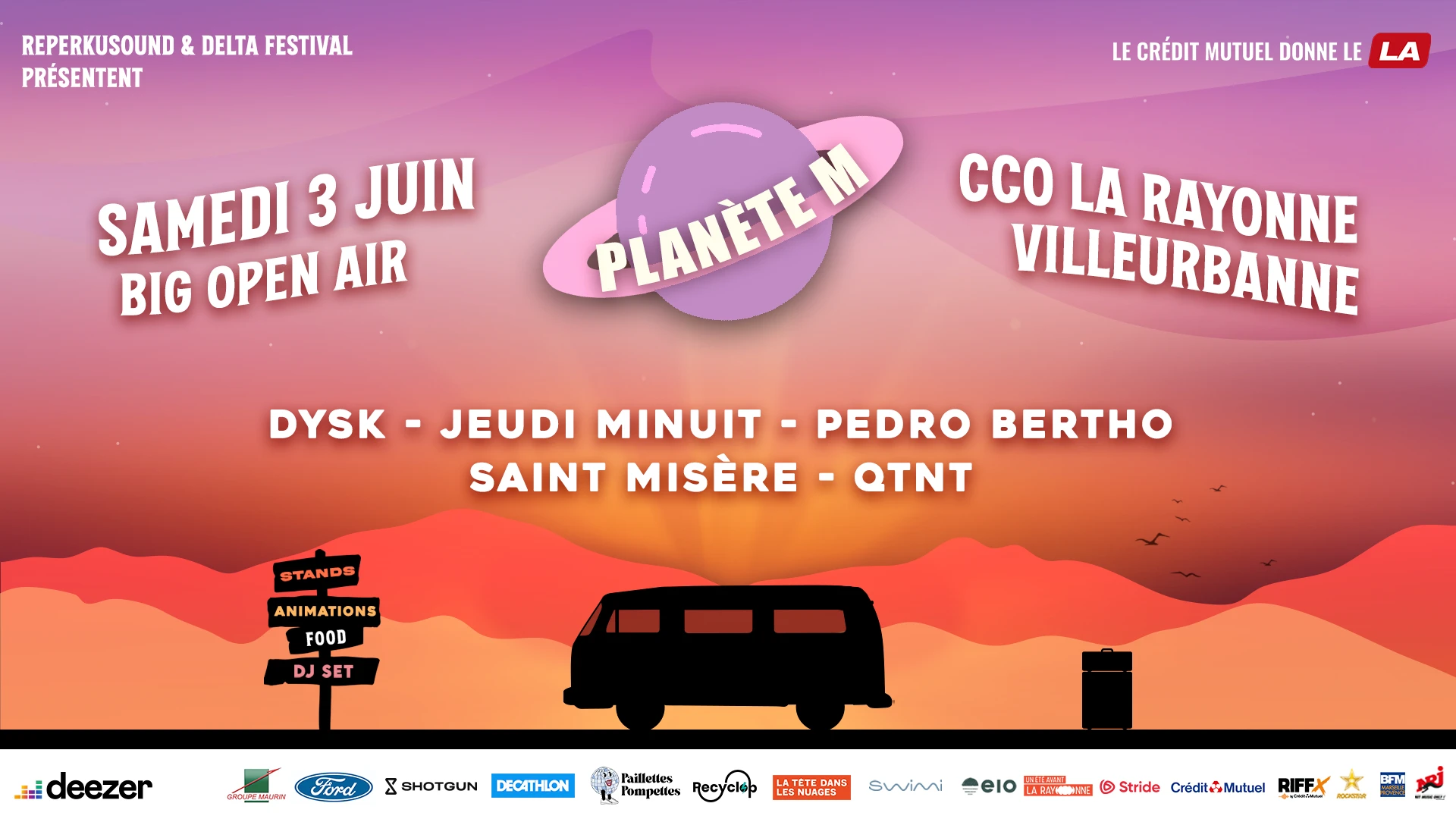 Delta Tour & Reperkusound Présentent Planète M Cover