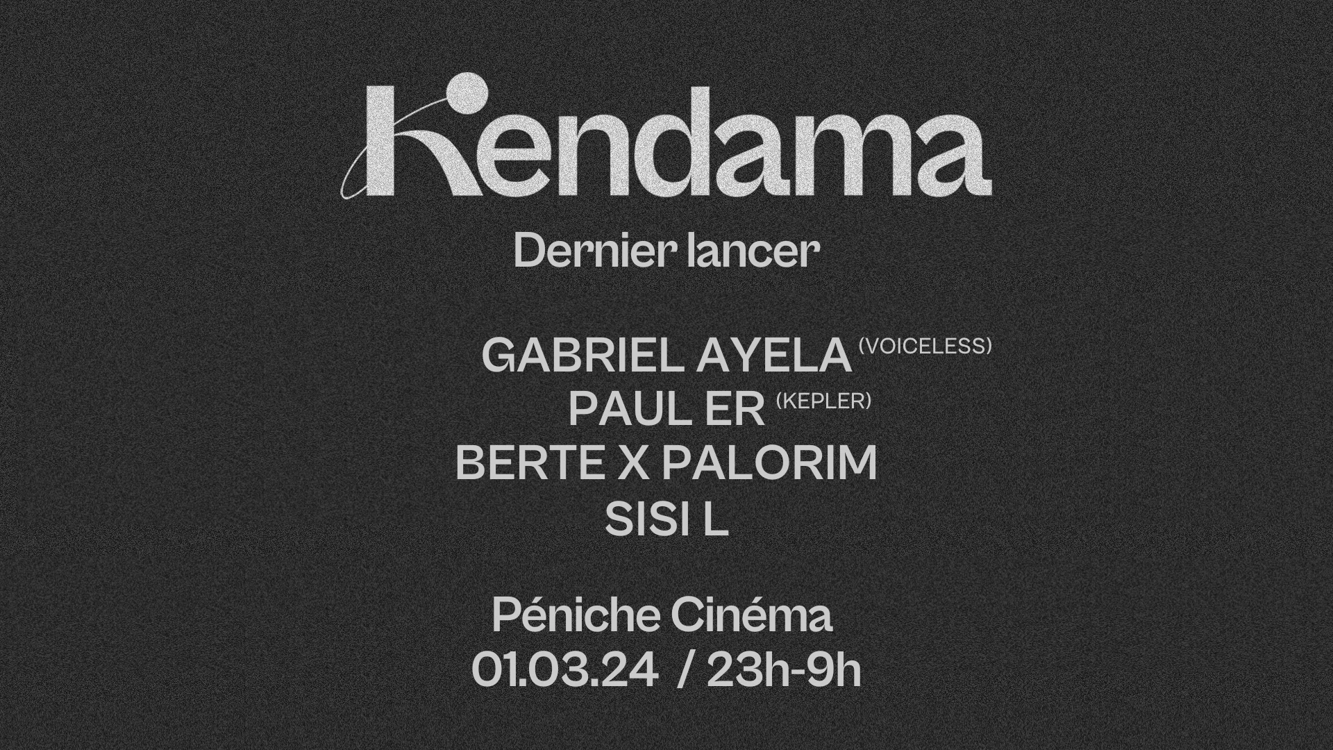 Kendama // Dernier Lancer Cover