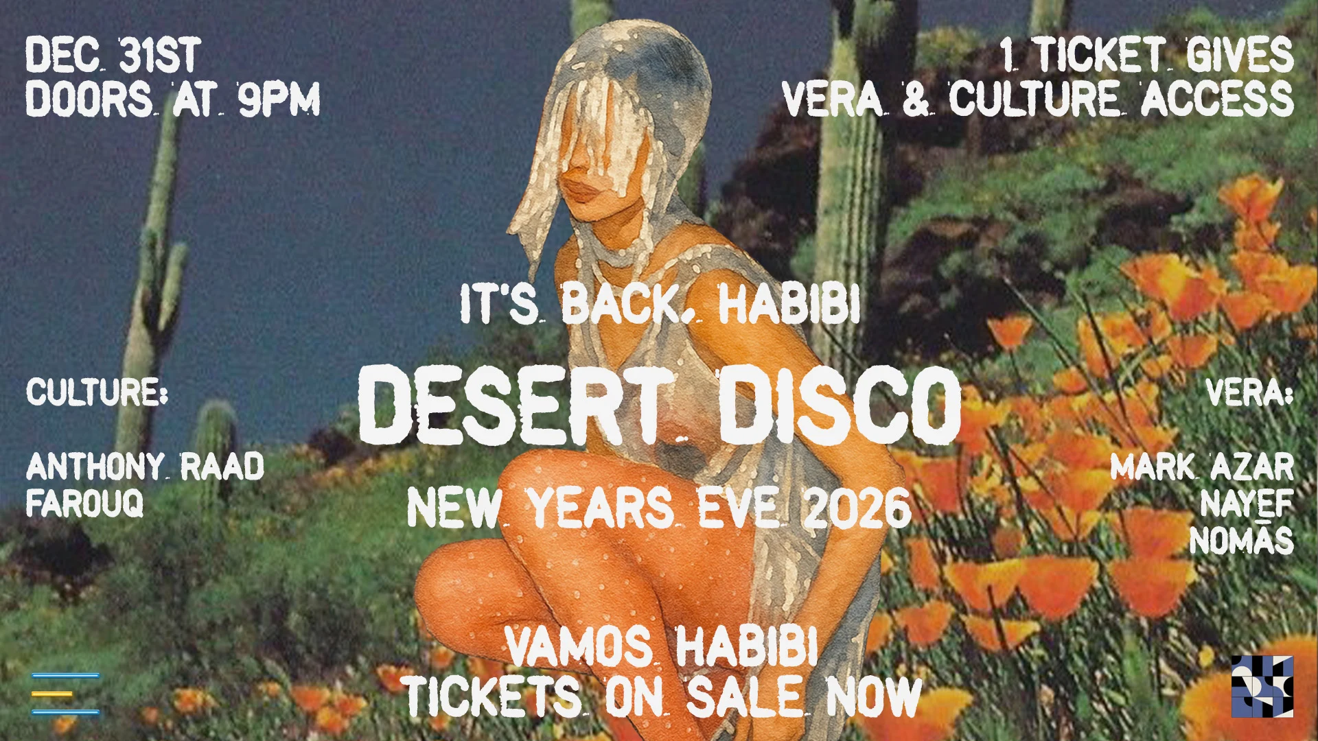 Nye Desert Disco 2026 Cover