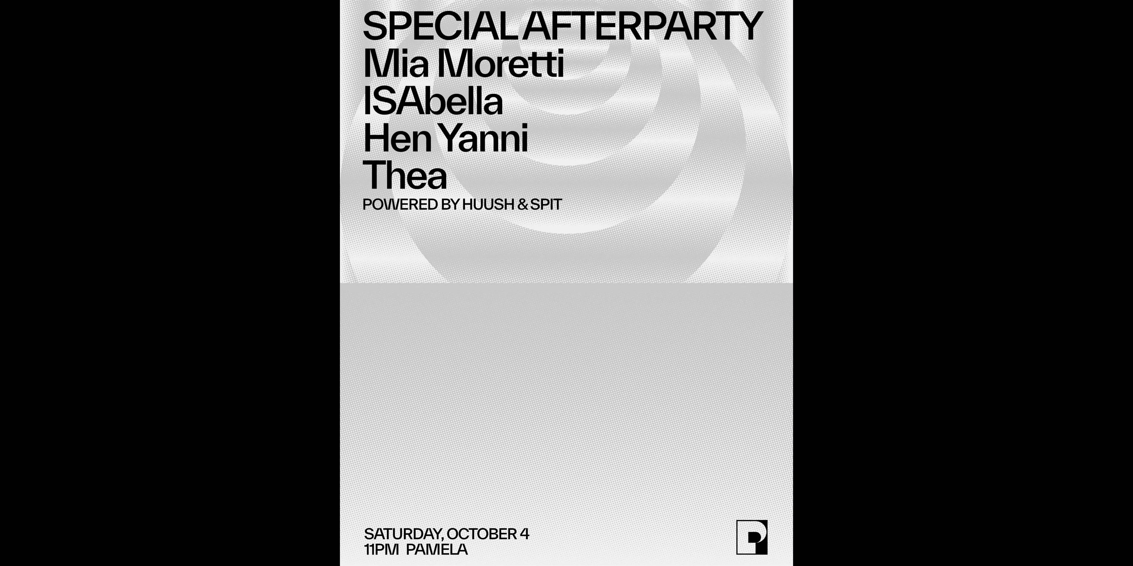 Special Afterparty - Mia Moretti, Isabella (Only 20 Tickets) Cover