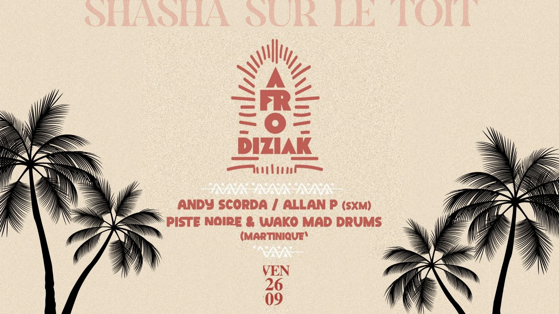 Afro House Party By Shasha Sur Le Toit Cover