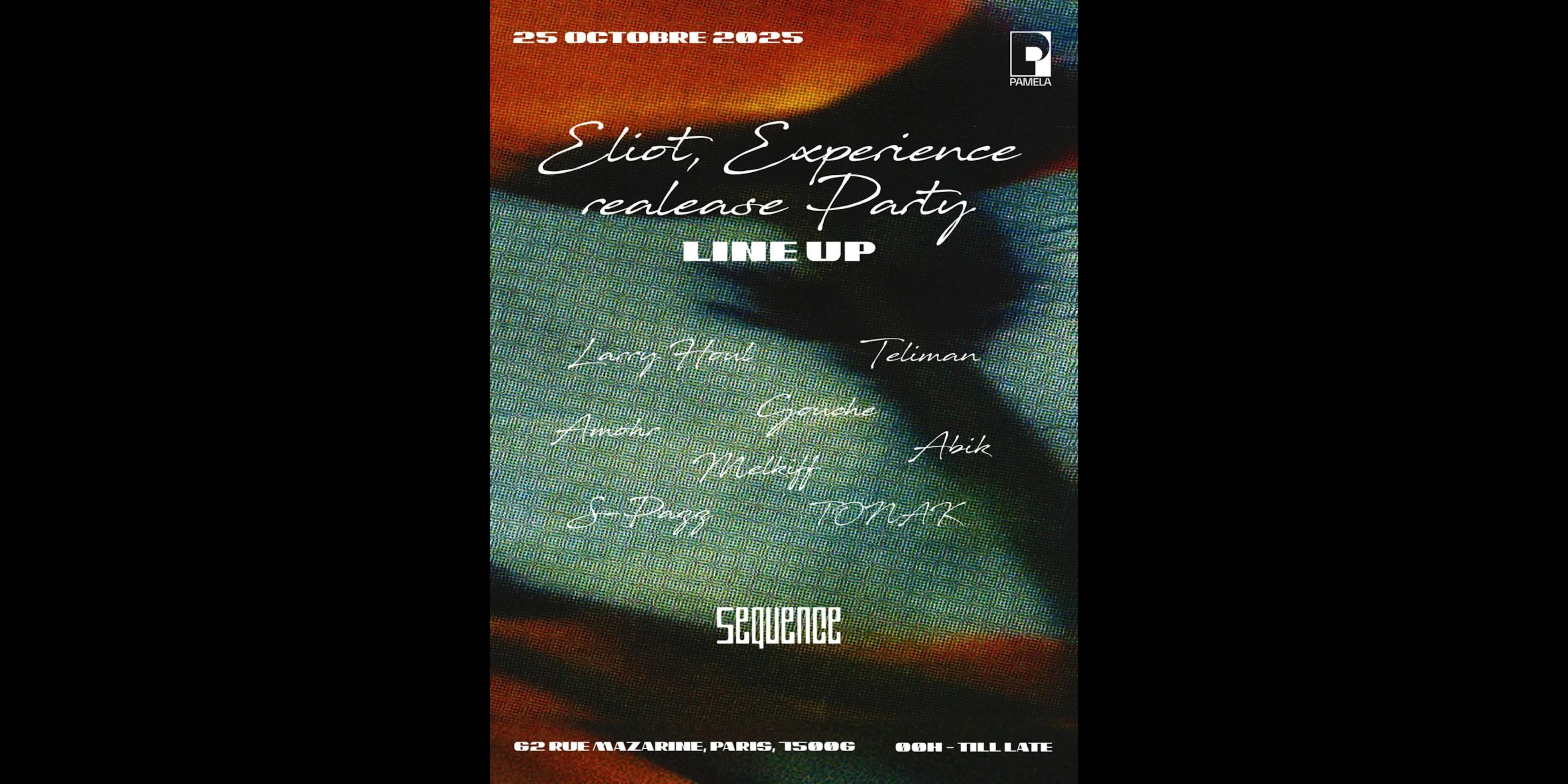 Sequence - Eliot Experience Release Party Cover