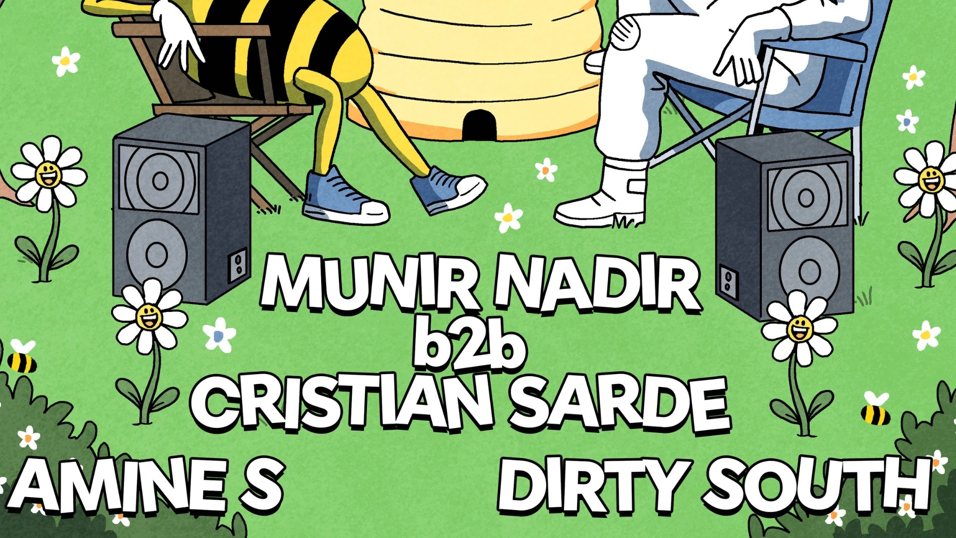 La Ruche Invite Munir Nadir & Cristian Sarde Cover