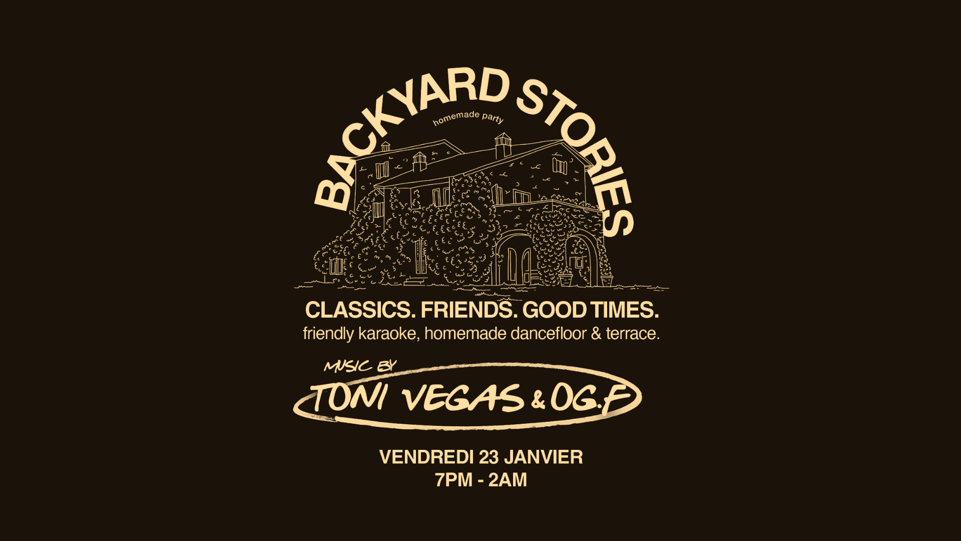 Backyard Stories - Vendredi 23 Janvier Cover