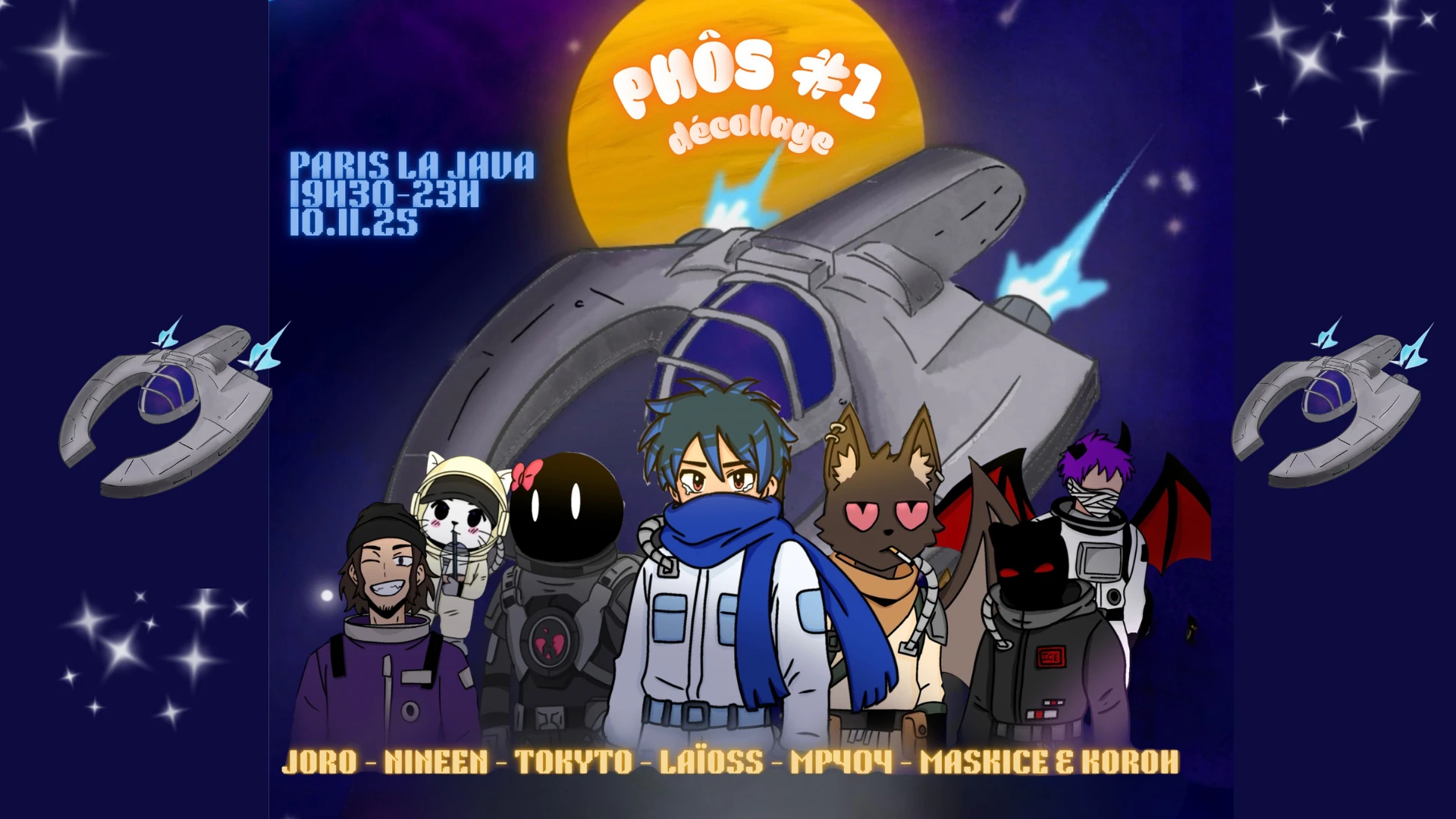Phôs #1 : Laïoss, J0r0, Mp404, Nineen, Tokyto & More Cover