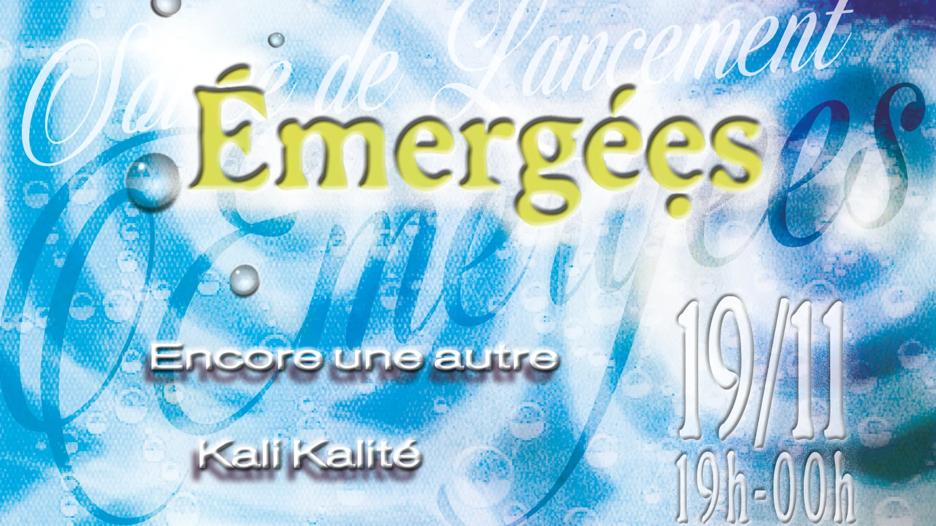Lancement Du Collectif Emergé·Es Cover