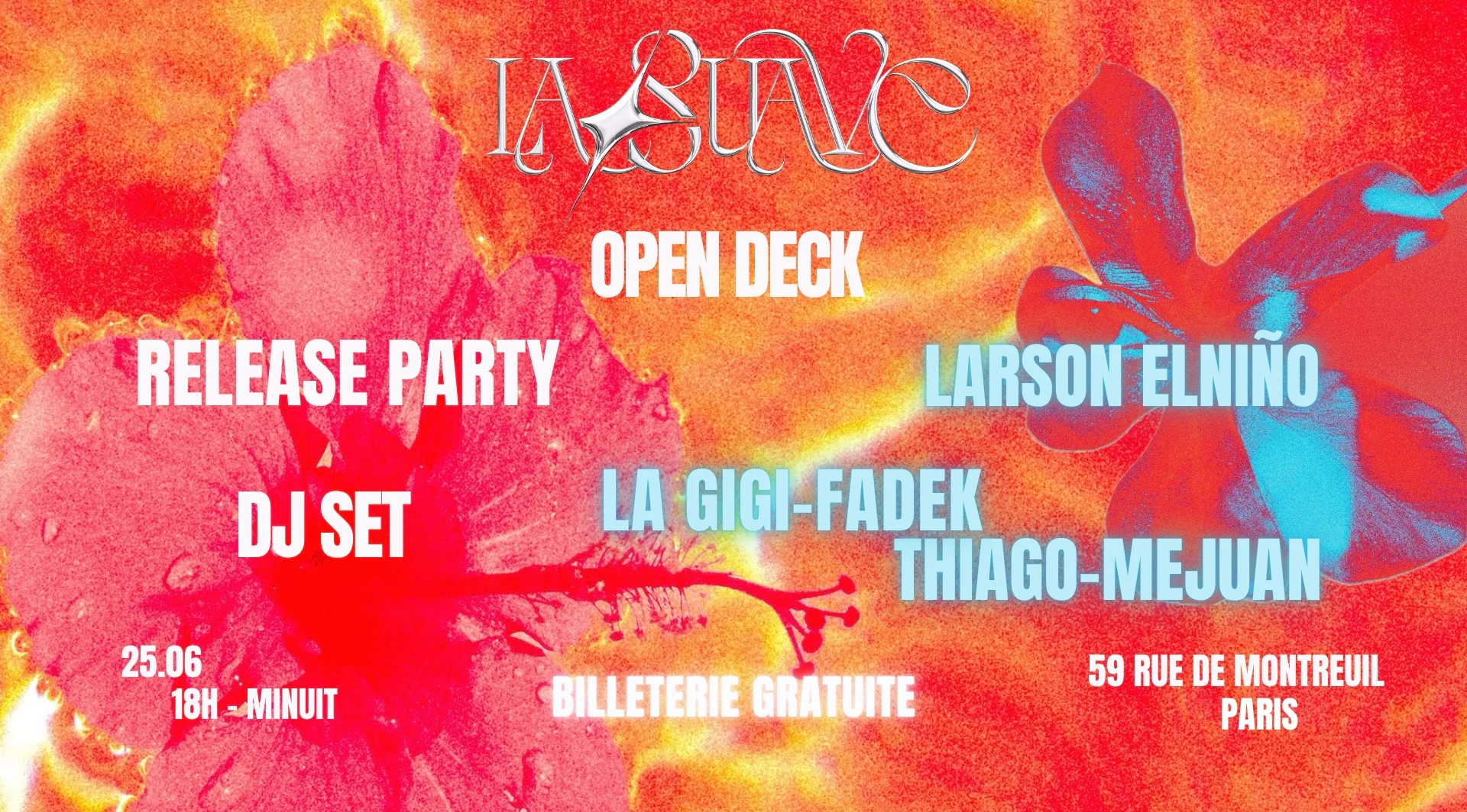 La Suave #01 : Open Deck • Live Guest • Dj Sets Cover