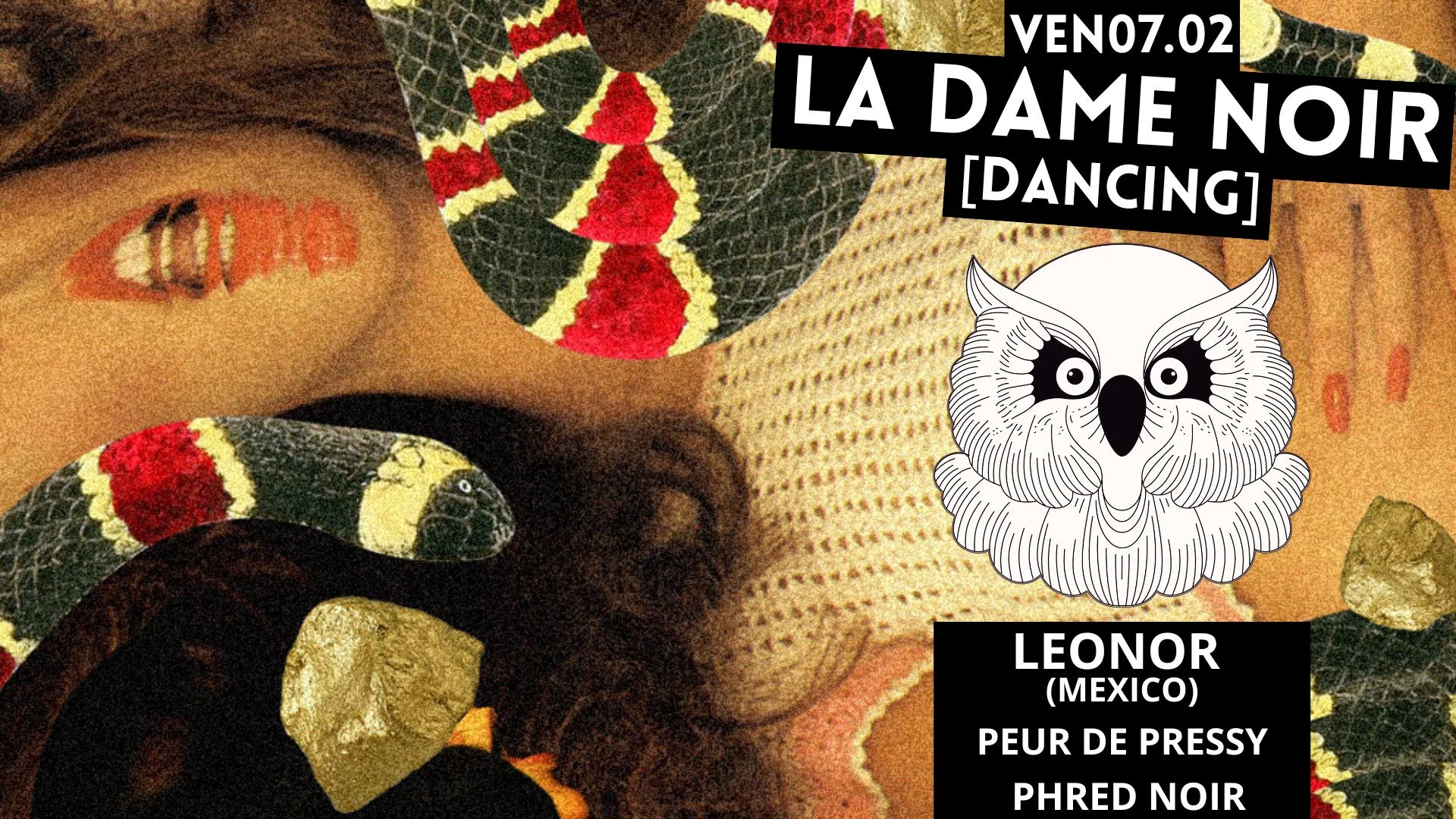 Leonor, Peur De Pressy & Phred Noir @ Ldn Dancing 07.02.25 Cover