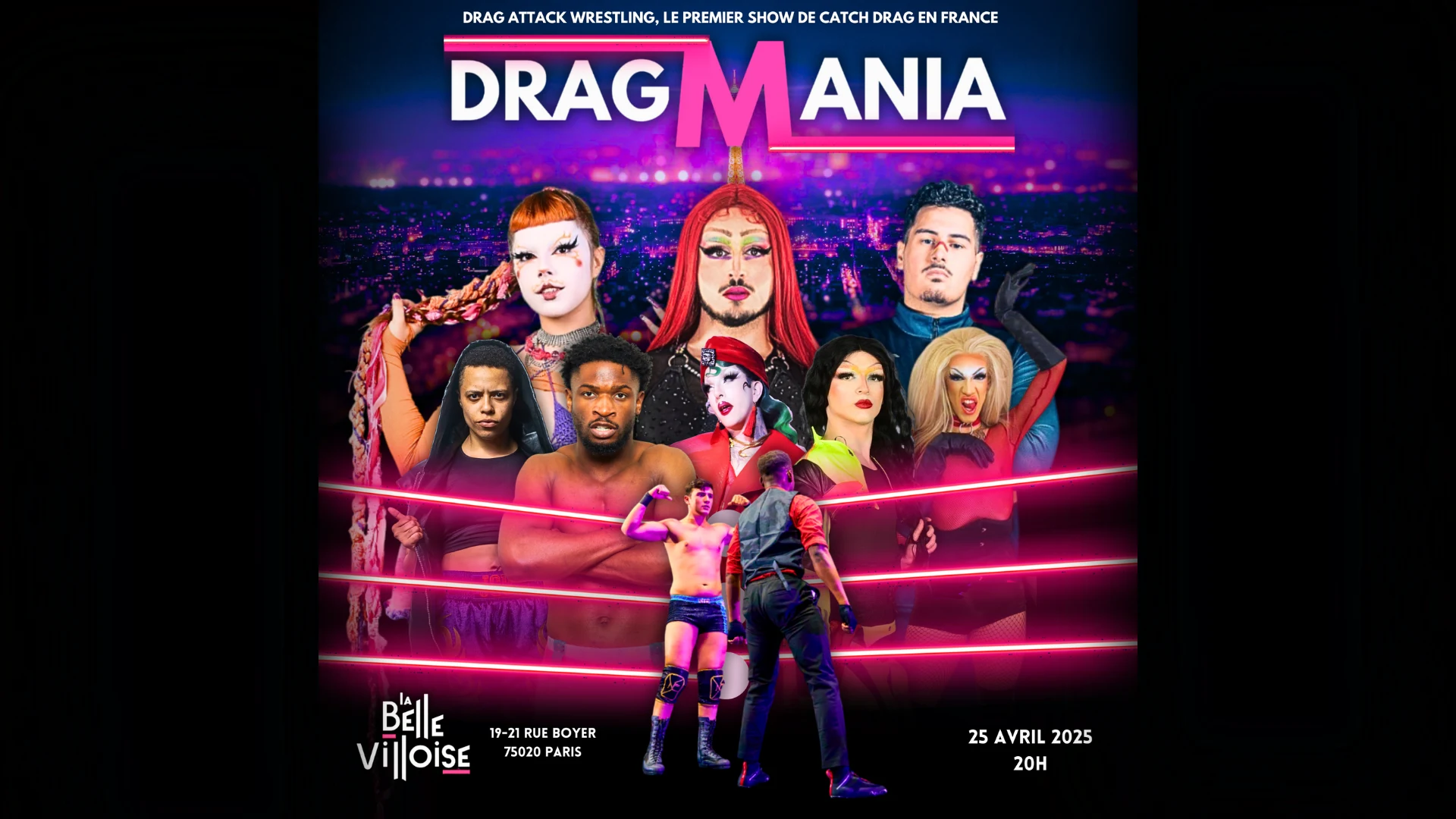 Dragmania By Drag Attack Wrestling Cover