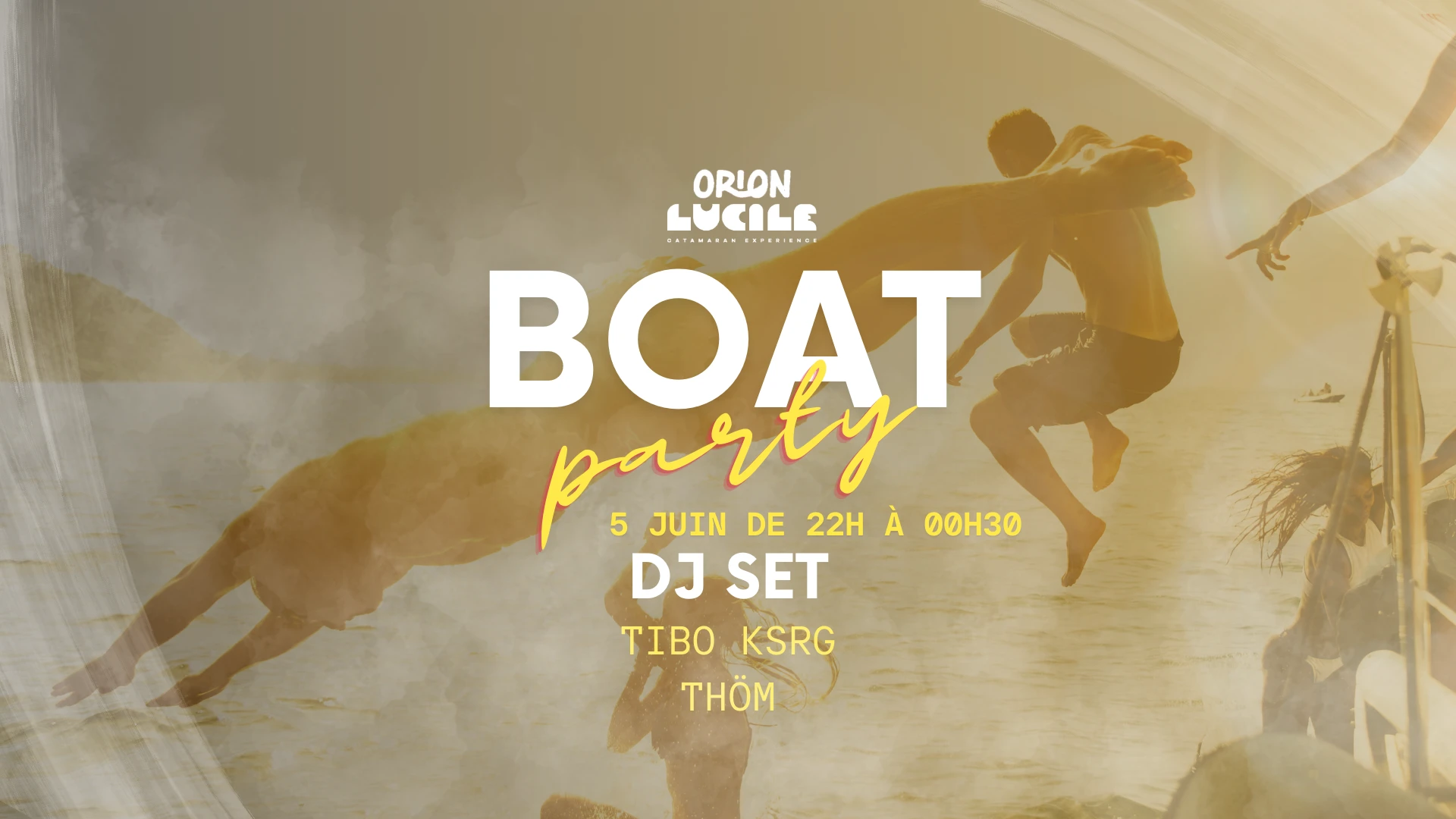 Boat Party - Catamaran Lucile Cover