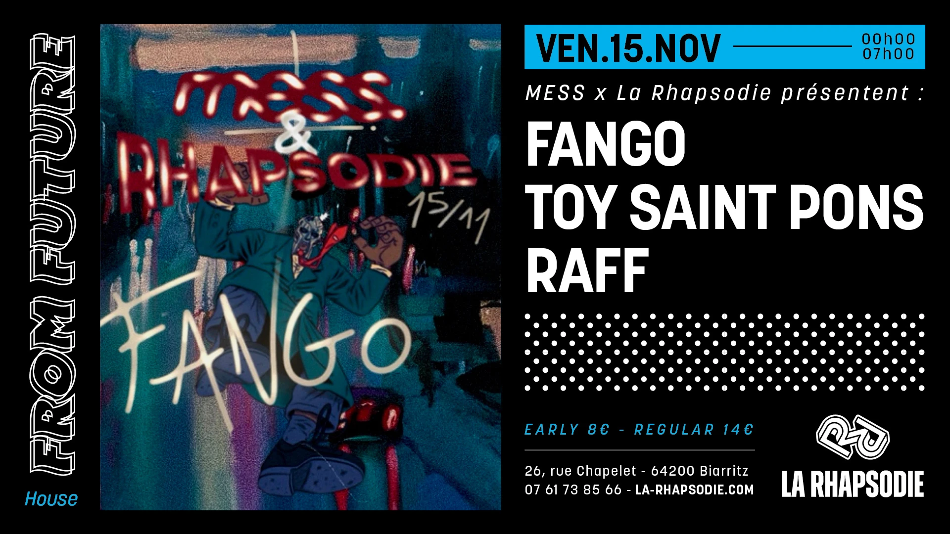 Mess X La Rhapsodie - Fango • Toy Saint Pons • Raff Cover