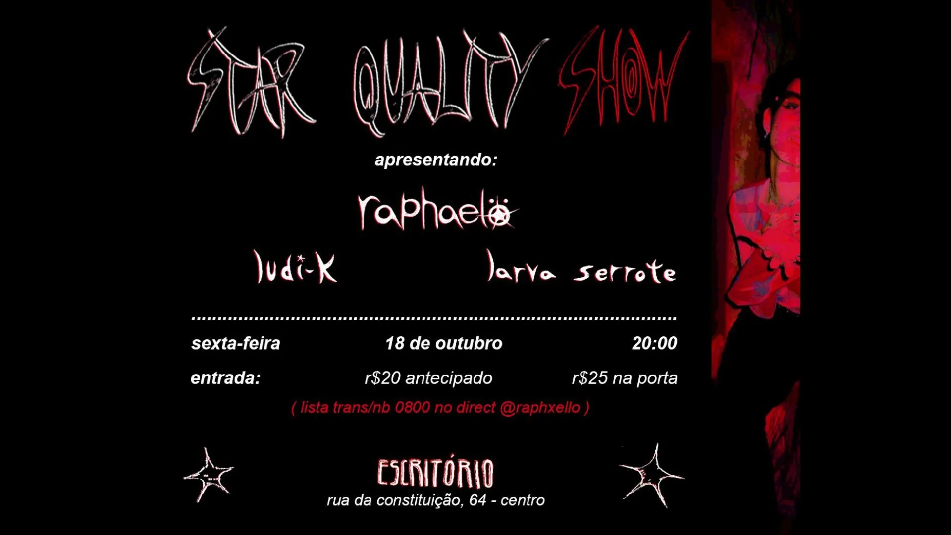 Escritório Apresenta Star Quality Show Cover