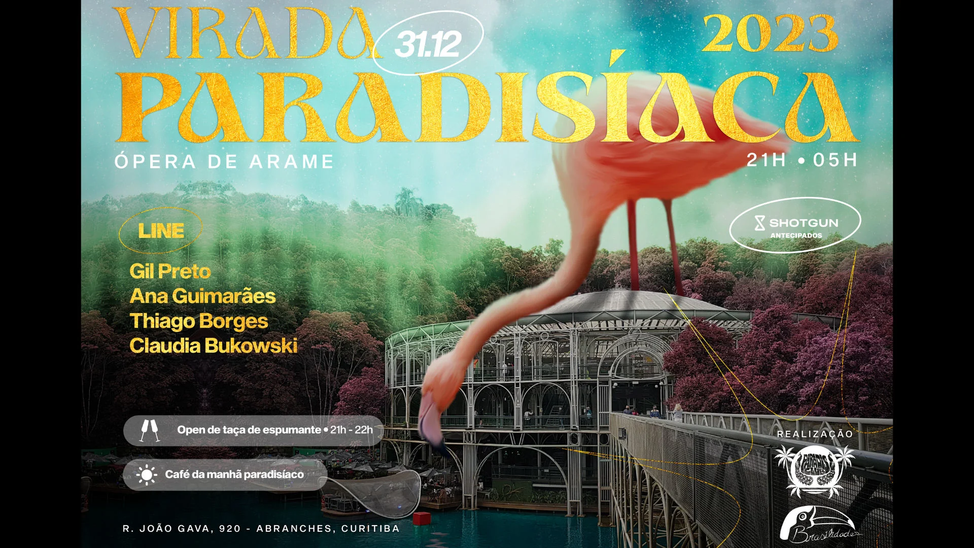 Virada Paradisíaca 2023 Na Ópera De Arame Cover