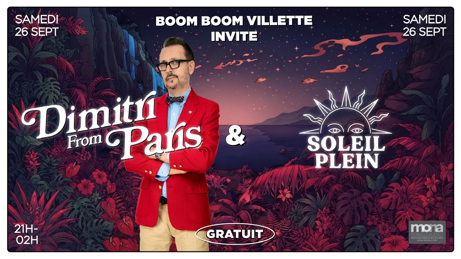 Boom Boom Villette Invite: Dimitri From Paris & Soleil Plein Cover