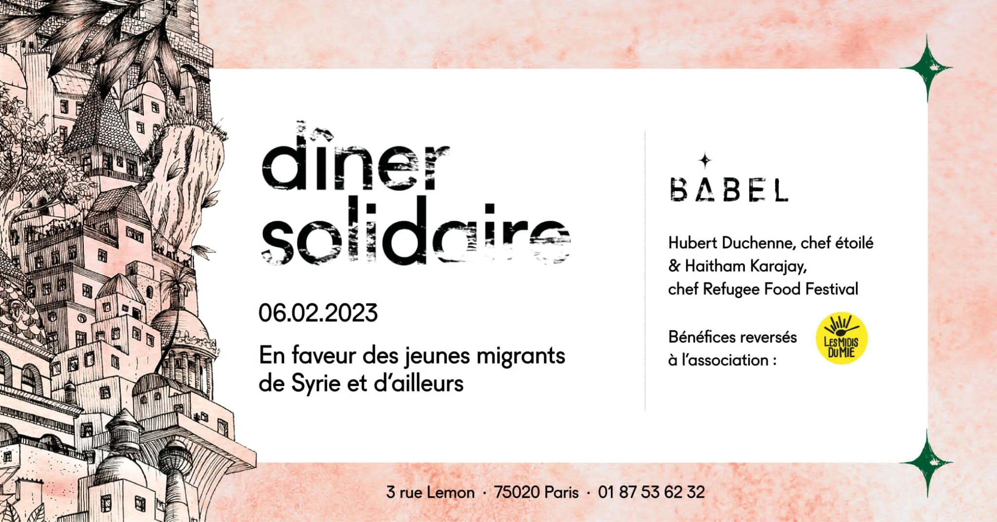 Diner Solidaire Babel 06-02-2023  Cover