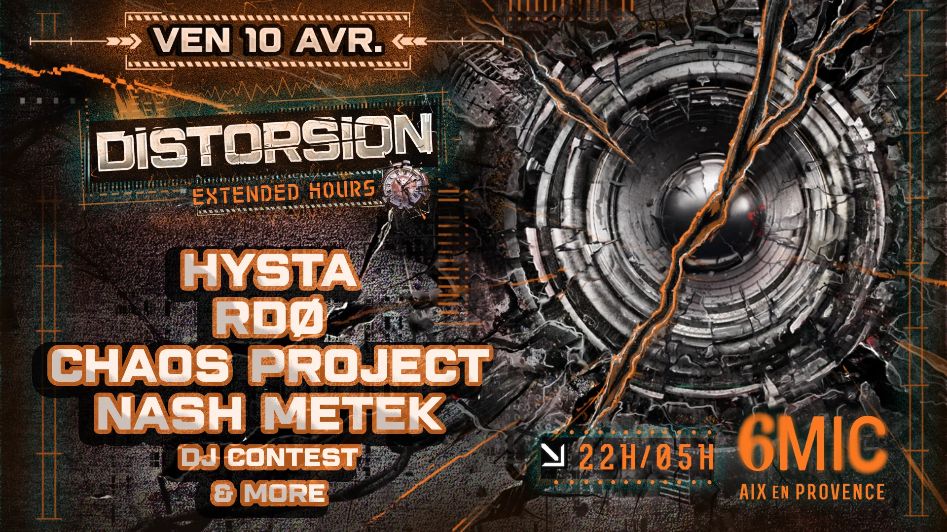 Distorsion W/ Hysta, Rdø, Nash Metek & More Cover