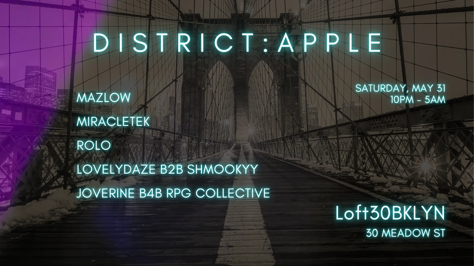 District Apple : Mazlow, Miracletek, Lovelydaze B2b Shmookyy Cover