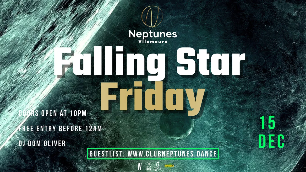 Falling Star Friday 15th December Cover