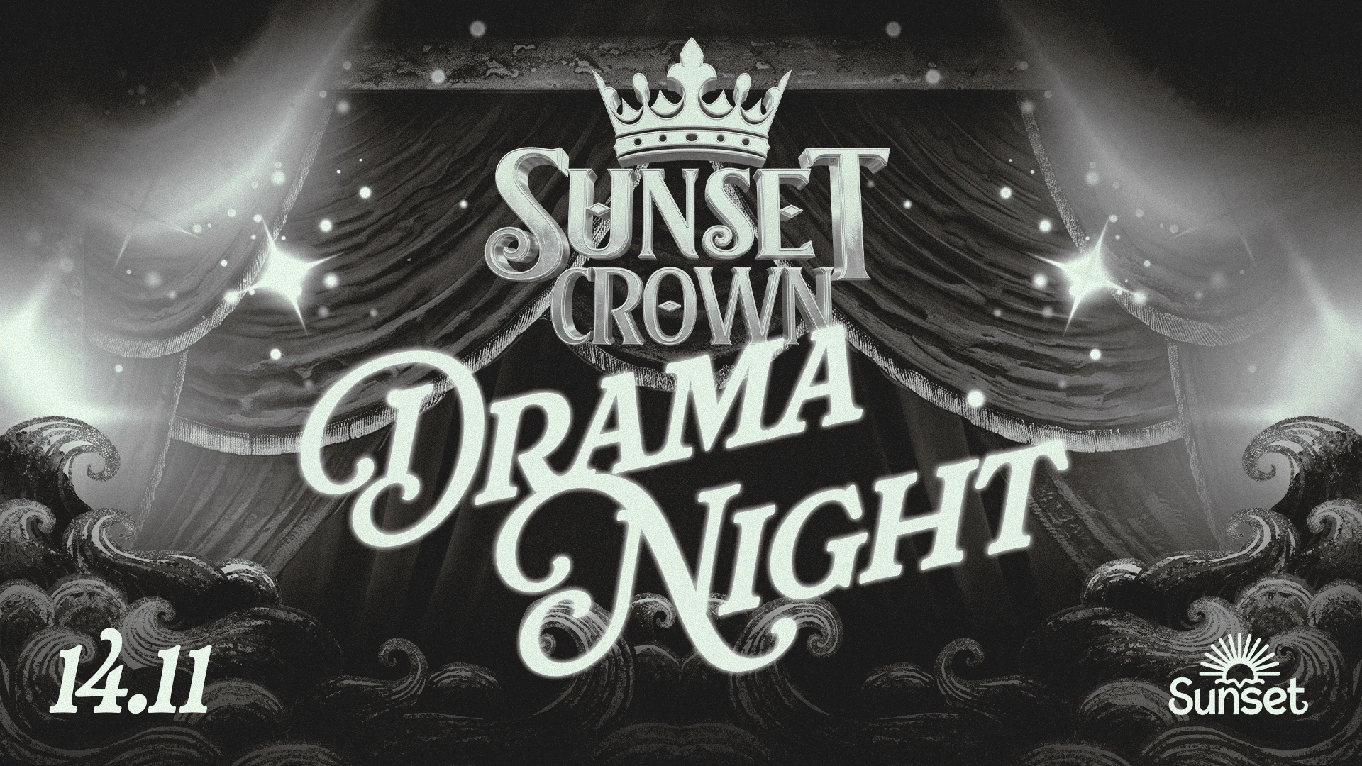 Sunset Crown Drama Night Cover