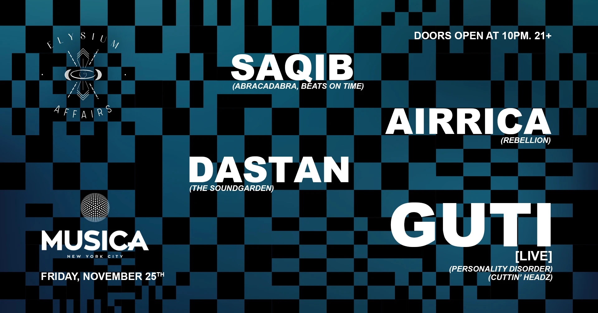 Elysium Affairs Presents Guti [Live] Cover