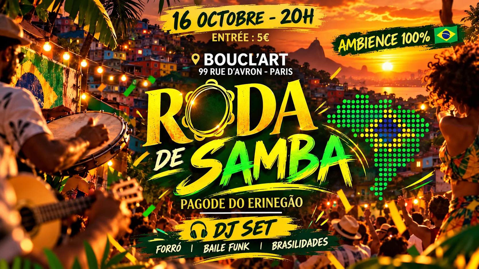 Soirée Brasil - Pagode Do Erinegão Cover
