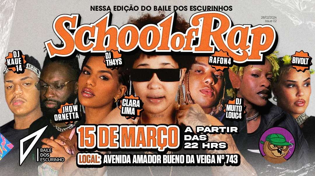 Baile Dos Escurinho School Of Rap Cover