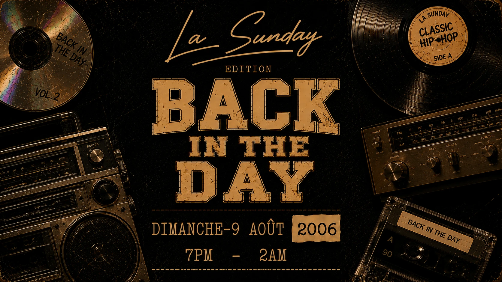 La Sunday –  Back In The Day Cover