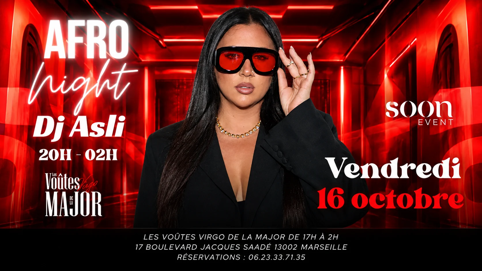 Afro Night - Dj Asli - Entrée Gratuite Cover