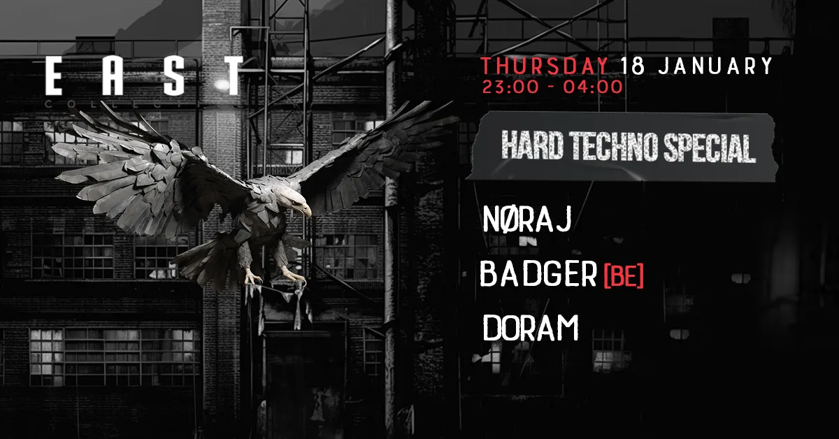 East: Hard Techno Rave Cover