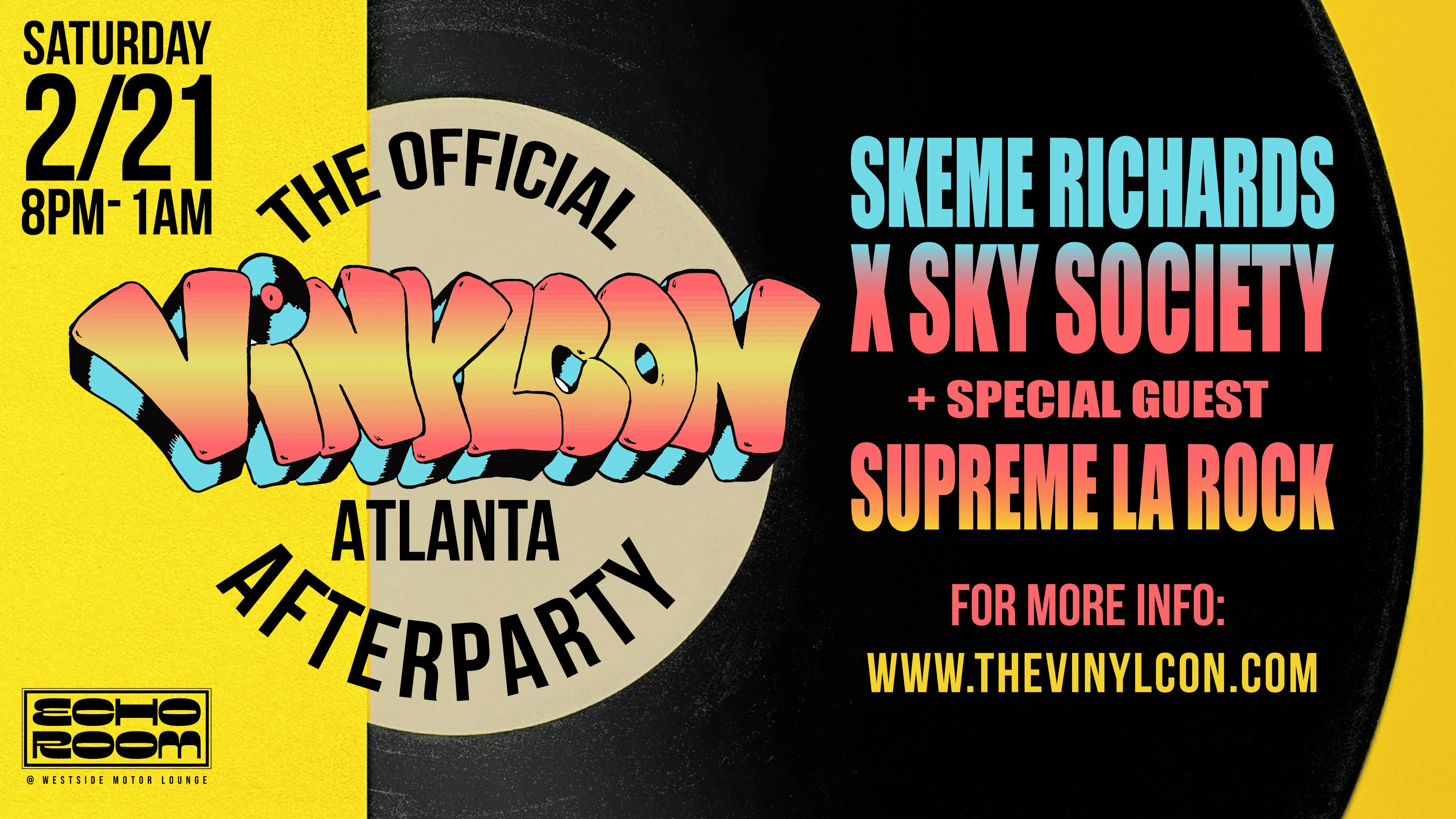 Vinylcon! Atlanta After Party Cover