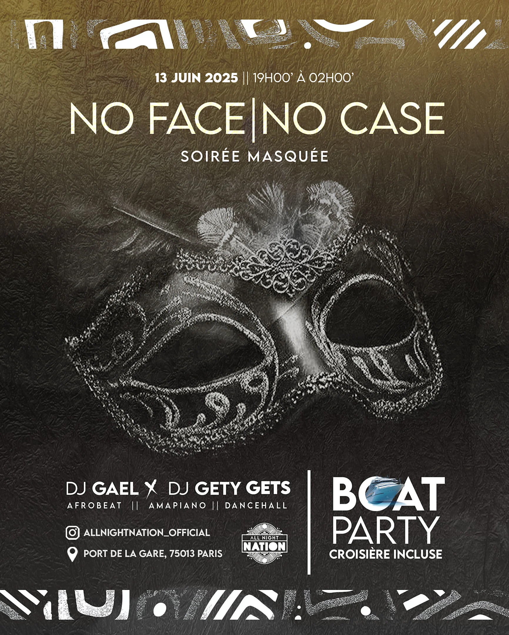 Bal Masqué - No Face | No Case Cover
